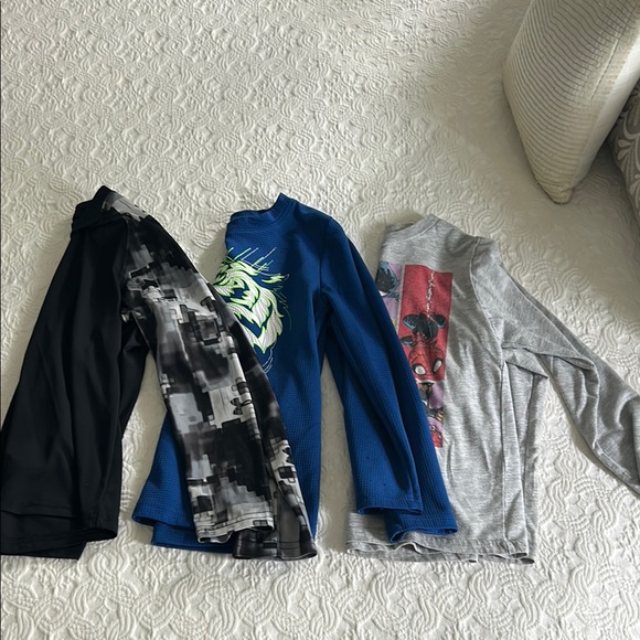Kids S (6) Graphic Long Sleeve Shirts Set - Picture 1 of 10